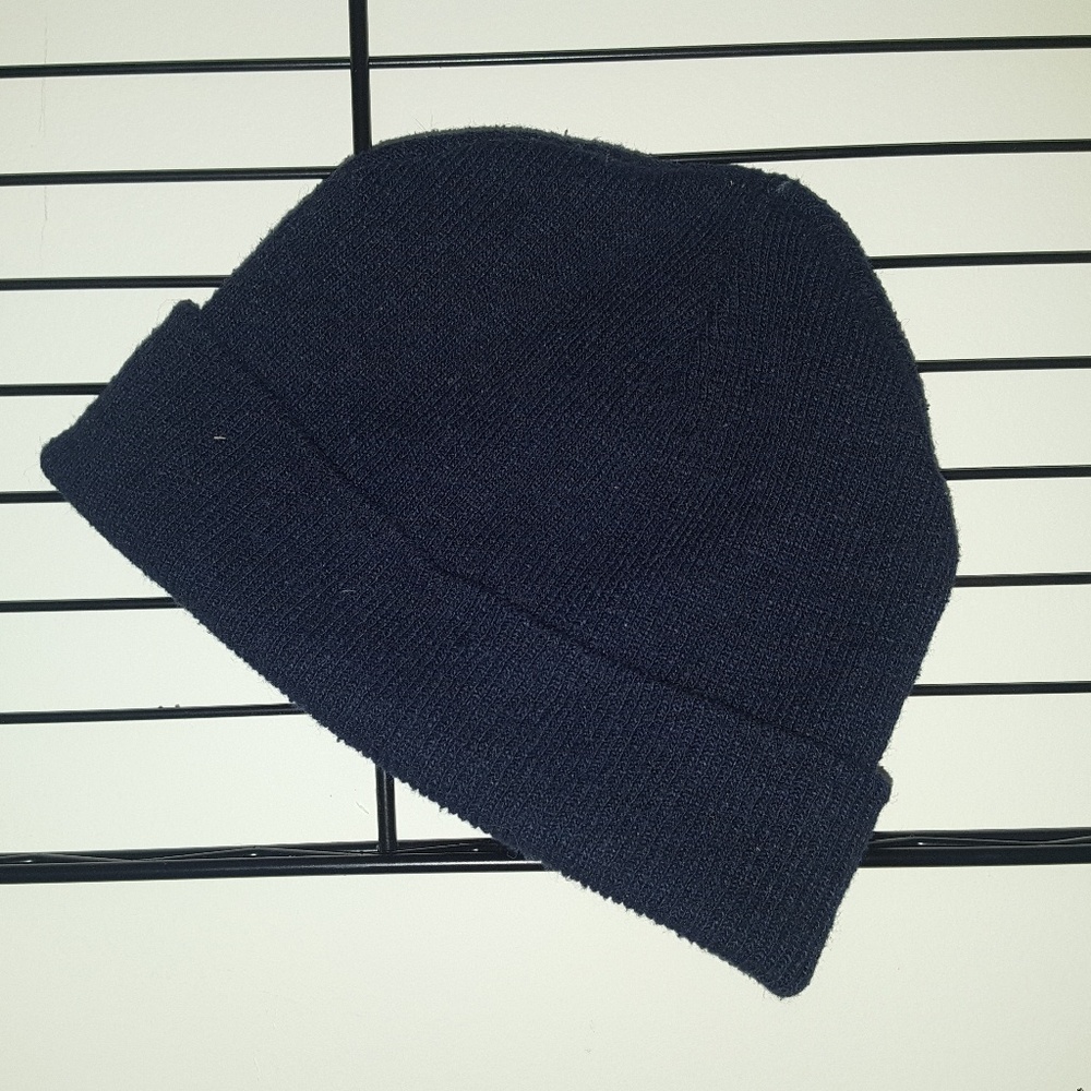 Navy Blue Skully Hat